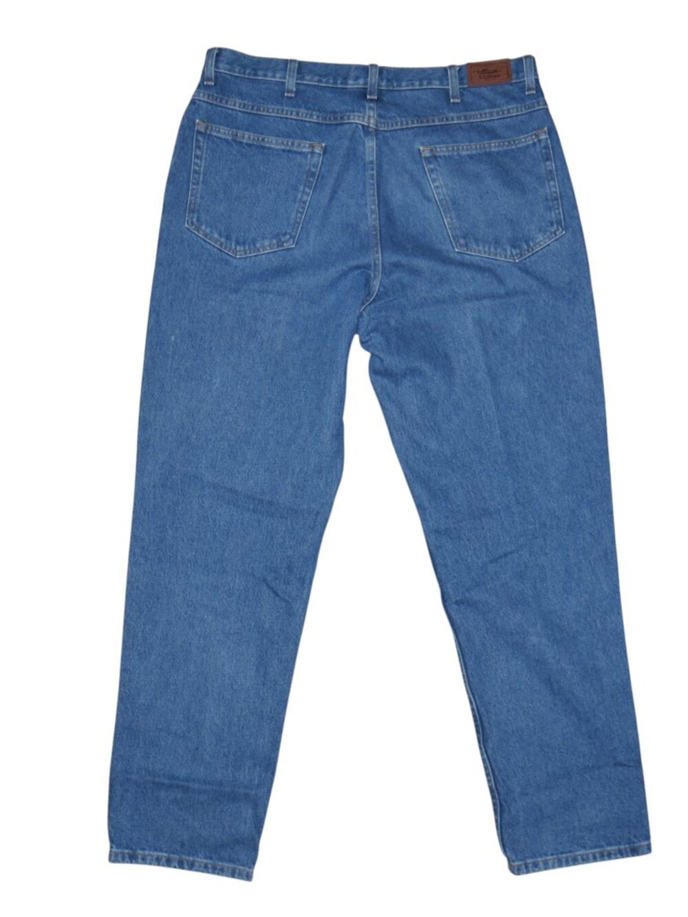 L.L. Bean Natural Fit Jeans Men's Size 37x32 Blue Stonewashed 104731